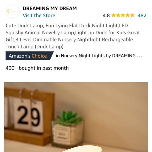 Lie in Peace Duck Sleep Lamp - Picture 4 of 5